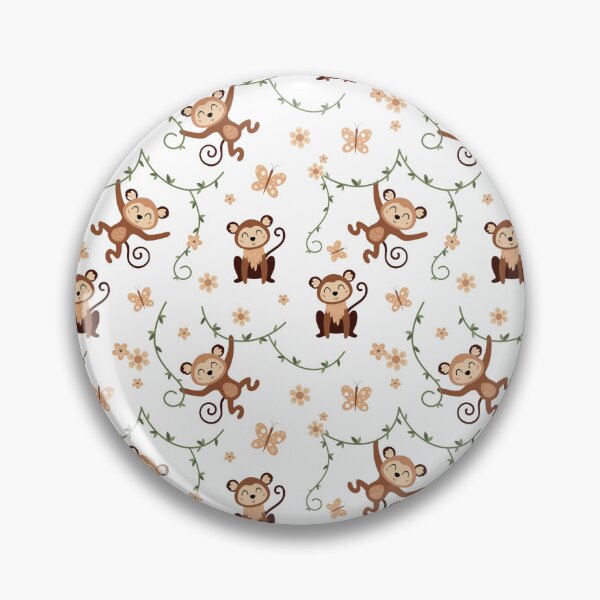 Item preview, Monkey Kids Pattern designed and sold by CatherineLievre.