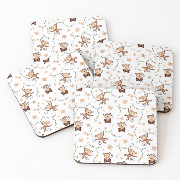 Item preview, Monkey Kids Pattern designed and sold by CatherineLievre.
