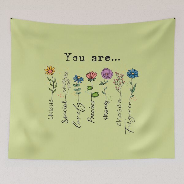 Item preview, You Are Unique, Special, Lovely, Precious, Strong, Chosen und Forgiven  designed and sold by PurrfectJourney.