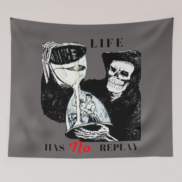 Item preview, Life has no replay designed and sold by Sale75.
