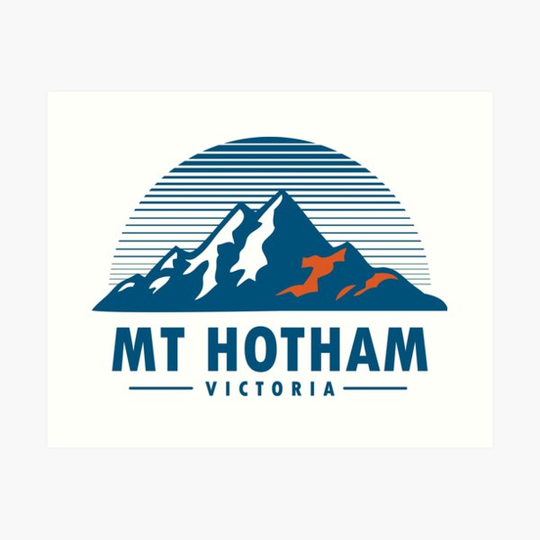 Item preview, Vintage Blue Hotham:  Mountain Design designed and sold by rillak.