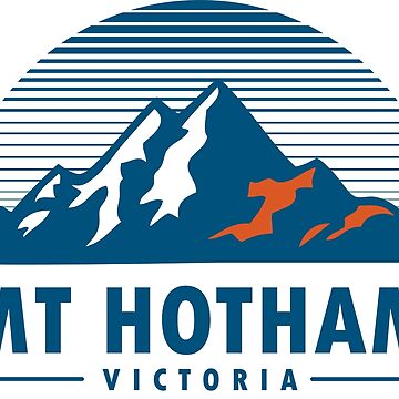 Artwork thumbnail, Vintage Blue Hotham: Mountain Design by rillak