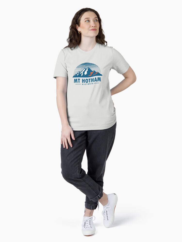 Thumbnail 4 of 7, Essential T-Shirt, Vintage Blue Hotham: Mountain Design designed and sold by rillak.