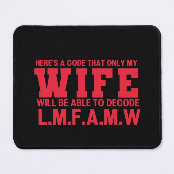 Item preview, Here's a Code that Only my Wife Will Decode Funny Husband Typography Quote designed and sold by thedazzlingmonk.