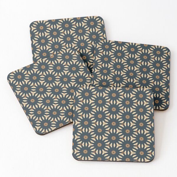 Item preview, Timeless Elegance: Luxurious Dark Blue & Earthy tones Seamless Pattern No.7 designed and sold by Mirarima.