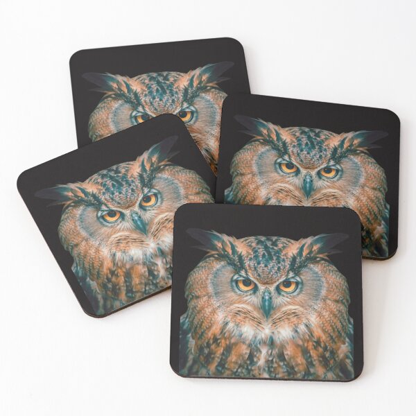 Item preview, Eurasian eagle owl. Eternal beauty designed and sold by swiftbinaries.