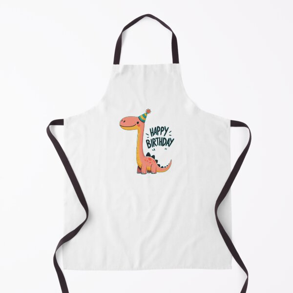 Item preview, Kawaii Happy Birthday Dinosaur Brontosaurus Party designed and sold by TomFrontierArt.