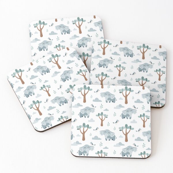 Item preview, Elephant Kids Pattern designed and sold by CatherineLievre.