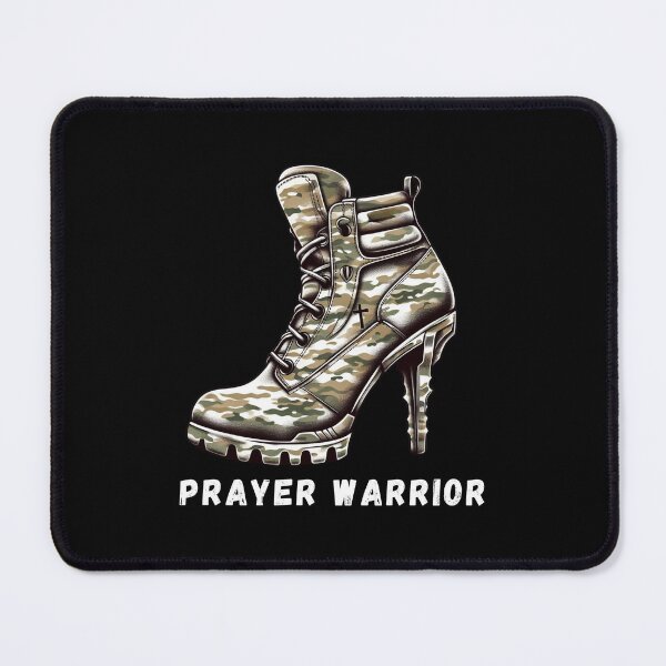 Item preview, Camo Heels Prayer Warrior designed and sold by CatherineLievre.