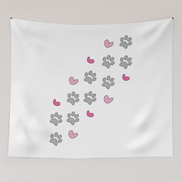 Item preview, Cute pawprint trail for dog lovers minimalist Gifts designed and sold by TheVirtualSpace.