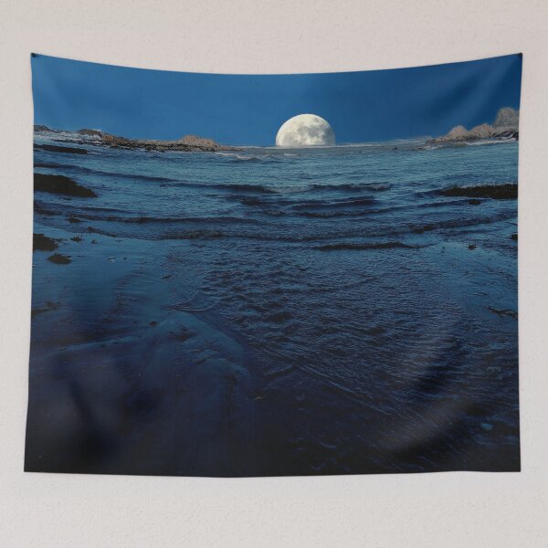 Item preview, Devon beach by moonlight designed and sold by JonDelorme.