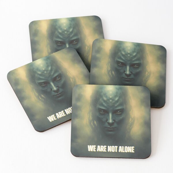 Item preview, We Are Not Alone Alien designed and sold by CosmicVenture.