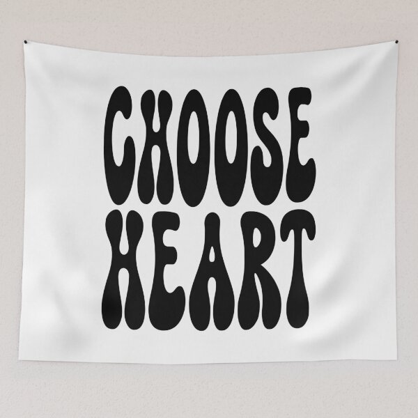 Item preview, CHOOSE HEART. BLACK designed and sold by Rejiboustarts.