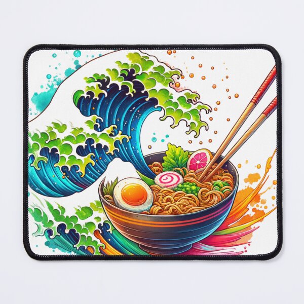 Item preview, Great Ramen Wave Flavorful Adventure Art Print designed and sold by DreamPerception.