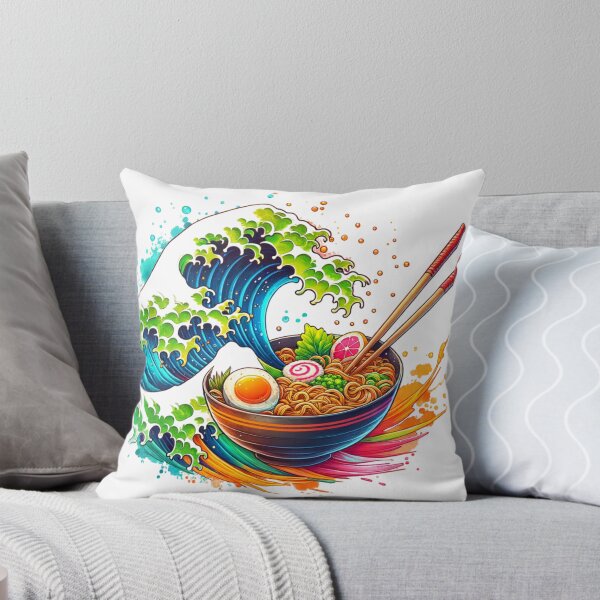 Item preview, Great Ramen Wave Flavorful Adventure Art Print designed and sold by DreamPerception.