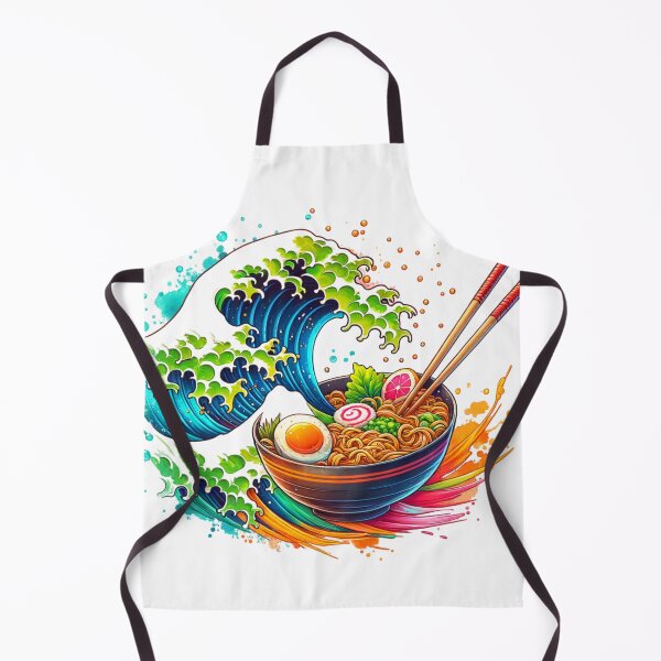 Item preview, Great Ramen Wave Flavorful Adventure Art Print designed and sold by DreamPerception.