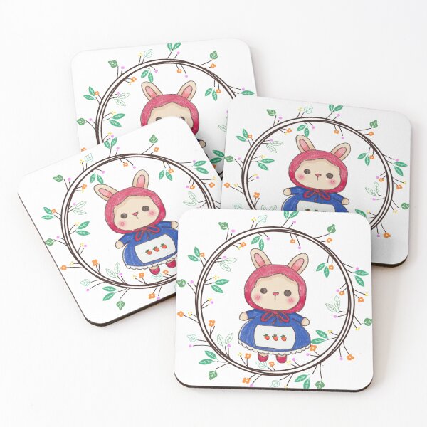 Item preview, Cute little rabbit and smal flower. designed and sold by atika-atk.