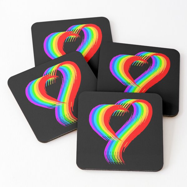 Item preview, Rainbow Heart Pride Pop Art V1a designed and sold by RetrospectUK.