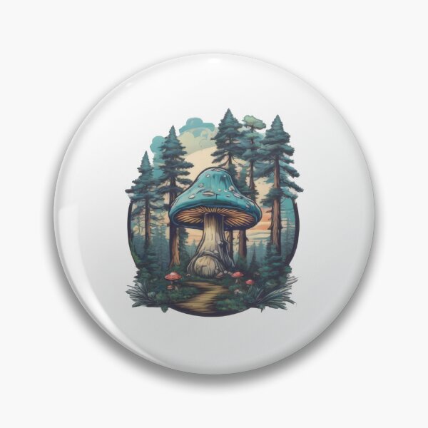 Item preview, RVCA-Inspired Magic Mushroom Forest (1125) designed and sold by WASjourney.