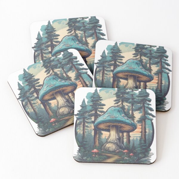 Item preview, RVCA-Inspired Magic Mushroom Forest (1125) designed and sold by WASjourney.