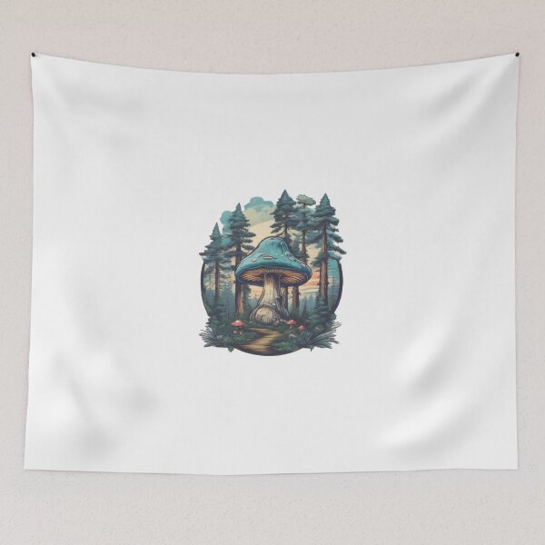 Item preview, RVCA-Inspired Magic Mushroom Forest (1125) designed and sold by WASjourney.