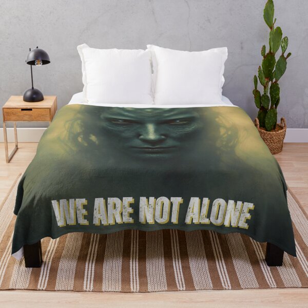 Item preview, We Are Not Alone Alien designed and sold by CosmicVenture.