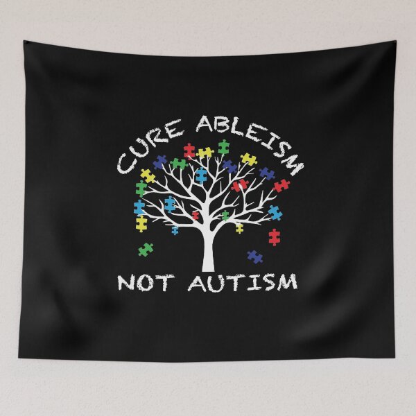 Item preview, Autism Tree Cure Ableism Not Autism designed and sold by CHAKSTYLE.