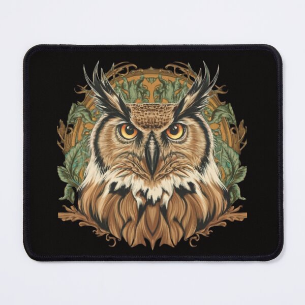 Item preview, Eurasian eagle owl. With insightful looks designed and sold by swiftbinaries.