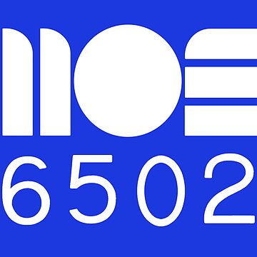 Artwork thumbnail, MOS 6502 8-bit CPU White logo by limpfish