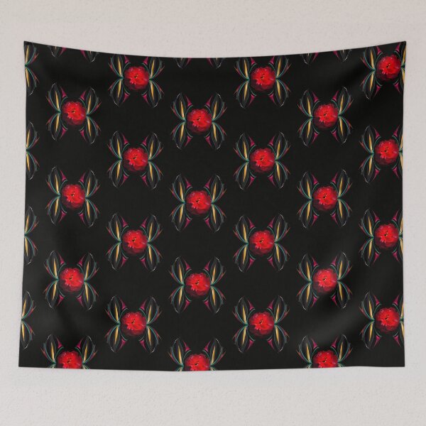 Item preview, Flower abstract design designed and sold by Arttygenenius.
