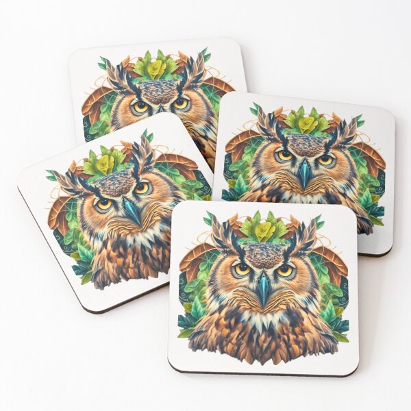 Item preview,  Eurasian eagle owl. With insightful.looks designed and sold by swiftbinaries.