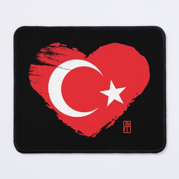 Item preview, I love my country. I love Turkey. I am a patriot. In my heart, there is always the flag of Turkey designed and sold by ArtProjectShop.