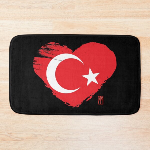 Item preview, I love my country. I love Turkey. I am a patriot. In my heart, there is always the flag of Turkey designed and sold by ArtProjectShop.