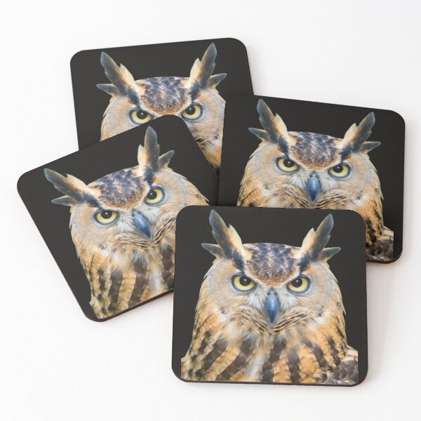Item preview, Eurasian eagle owl. Symbol of strength designed and sold by swiftbinaries.