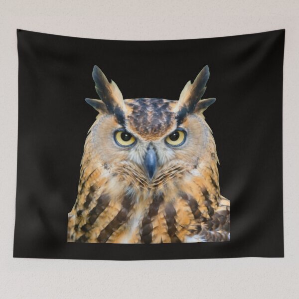 Item preview, Eurasian eagle owl. Symbol of strength designed and sold by swiftbinaries.