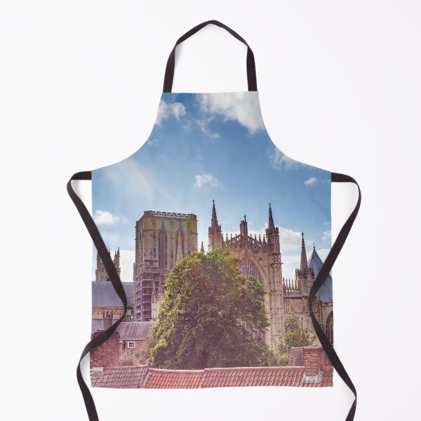 Item preview, York Minster Cathedral and Rooftops in Summer Glow with Blue Skies designed and sold by skyfilming.
