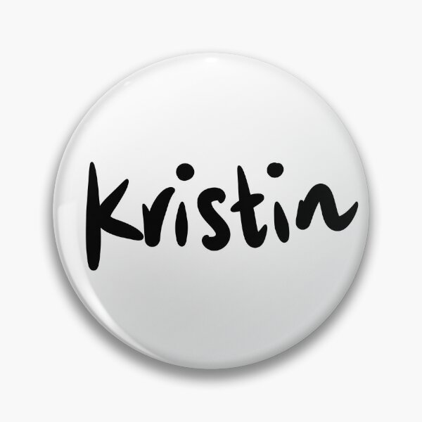 Item preview, Kristin Name Handwriting Signature in Black Text designed and sold by Karen Ekdahl.