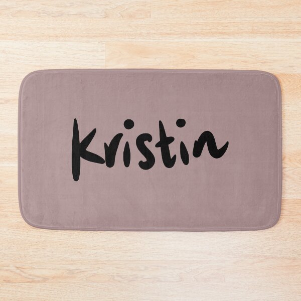Item preview, Kristin Name Handwriting Signature in Black Text designed and sold by Karen Ekdahl.