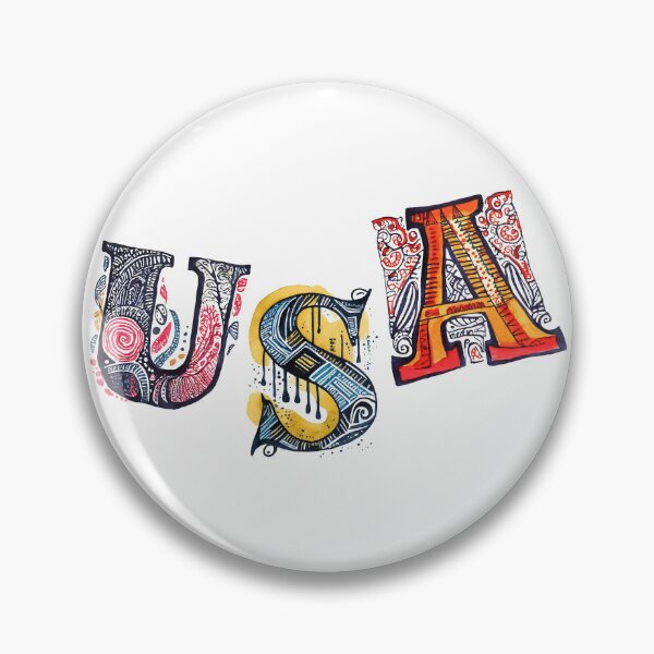Item preview, Colorful USA Doodle Design - Vibrant and Rich Illustration designed and sold by ironpalette.