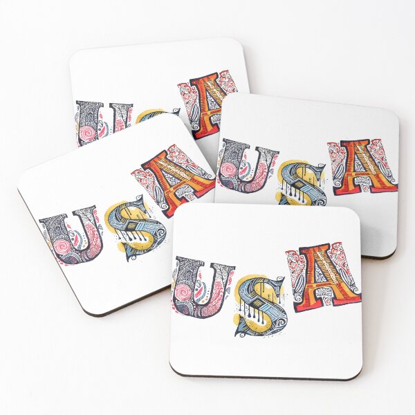 Item preview, Colorful USA Doodle Design - Vibrant and Rich Illustration designed and sold by ironpalette.