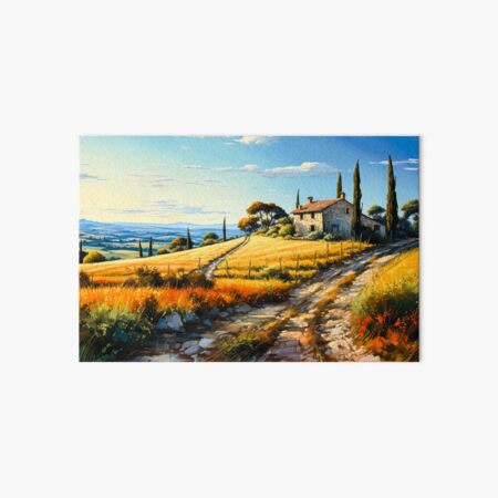 Tuscany, Italy. Art Board Print