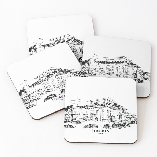 Artikelvorschau, Mission – Texas entworfen und verkauft von Lakeric Cityscapes.