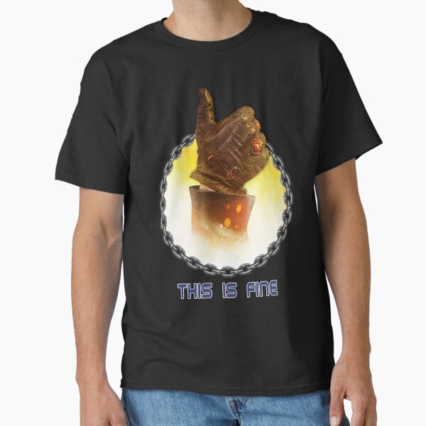 Item preview, Terminator 2 "This Is Fine" Thumbs Up designed and sold by LousyTShirts.