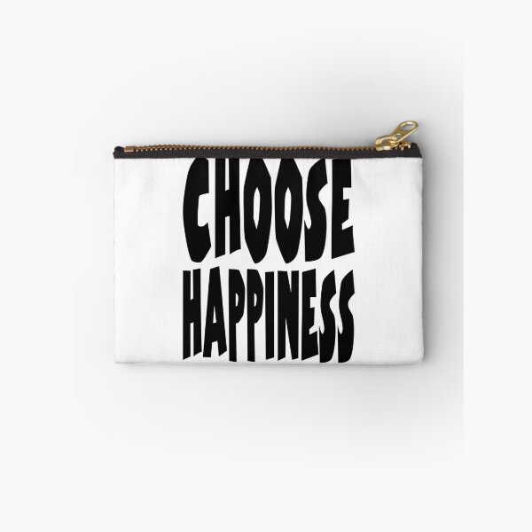 Item preview, CHOOSE HAPPINESS. BLACK designed and sold by Rejiboustarts.