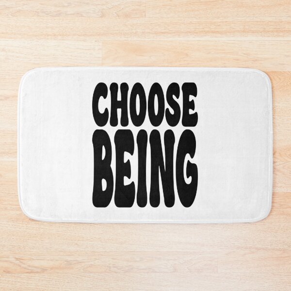 Item preview, CHOOSE BEING. BLACK designed and sold by Rejiboustarts.