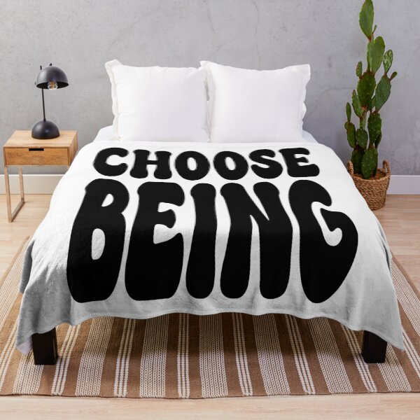 Item preview, CHOOSE BEING. BLACK designed and sold by Rejiboustarts.