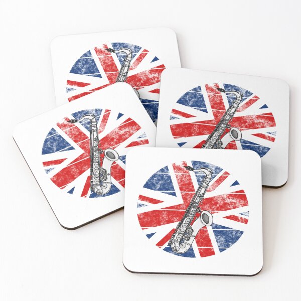 Item preview, Saxophone UK Flag Britain Saxophonist British Musician designed and sold by doodlerob.