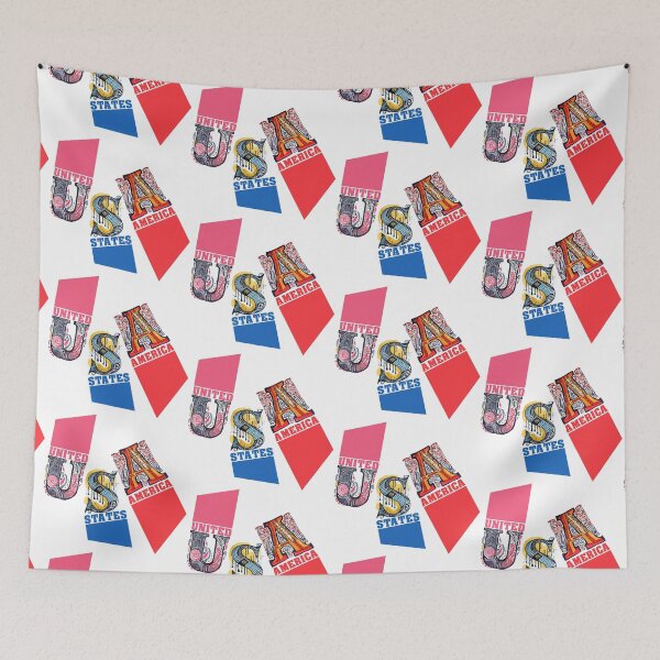 Item preview, Colorful USA Doodle Design - Vibrant and Rich Illustration designed and sold by ironpalette.