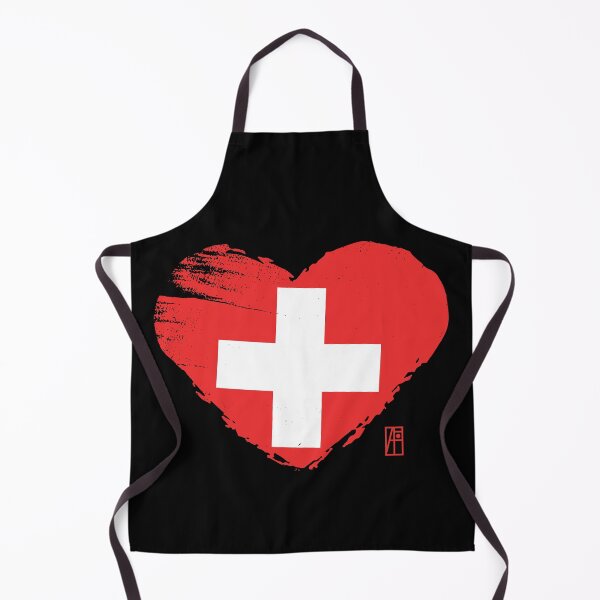 Item preview, I love my country. I love Switzerland. I am a patriot. In my heart, there is always the flag of Switzerland designed and sold by ArtProjectShop.