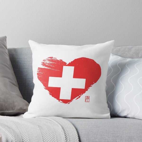 Artikelvorschau, Ich liebe mein Land. Ich liebe die Schweiz. Ich bin ein Patriot. In meinem Herzen trage ich immer die Flagge der Schweiz entworfen und verkauft von ArtProjectShop.